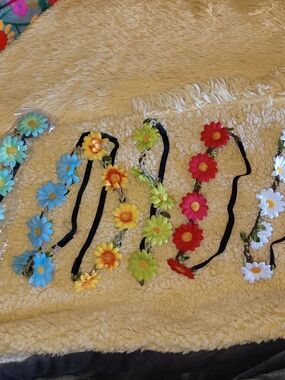 Boho Floral Headbands - Multicolor Daisy Crowns